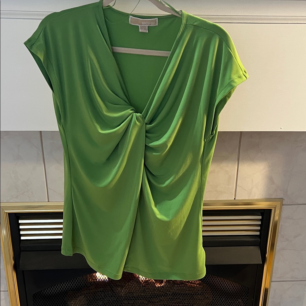 MICHAEL Michael Kors Light Green Twist Blouse